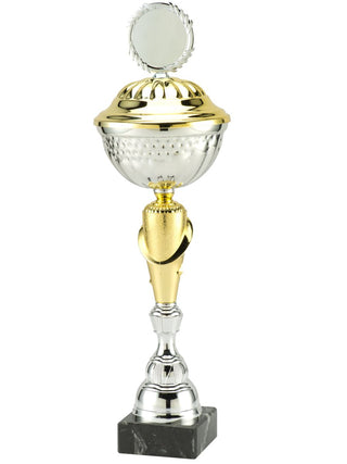 50132 Trofeo, plata/oro, 30 cm - 49 cm